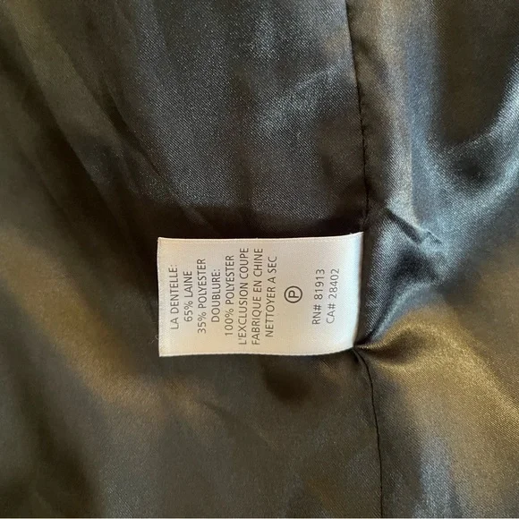 Plenty by Tracy Reese Striped Green and Black Cape - Picture 8 of 8